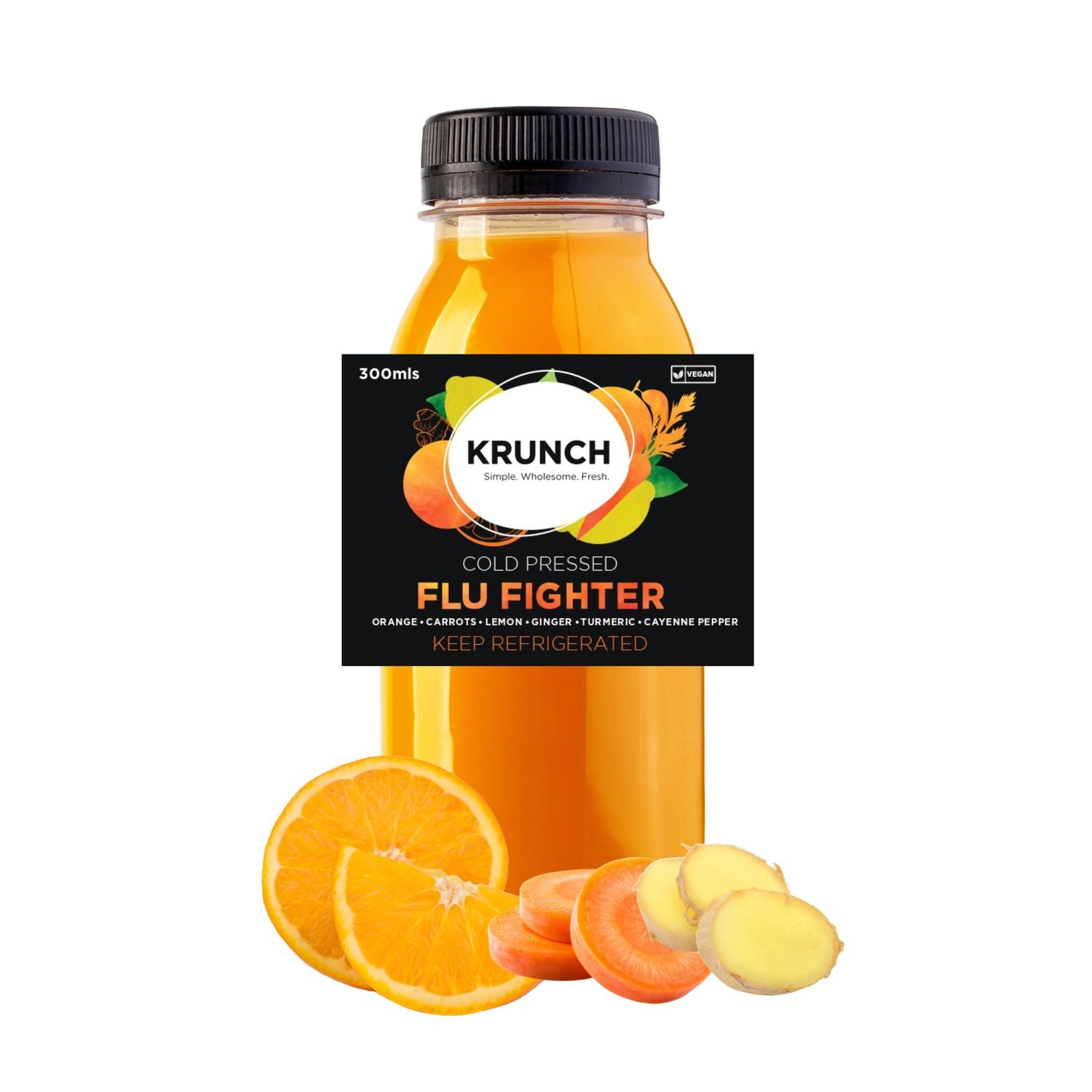 Flu Fighter Cold Pressed Juice 300ml