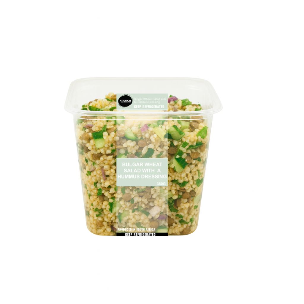 Bulgar Wheat Salad with a Hummus Dressing 350g (Krunch)