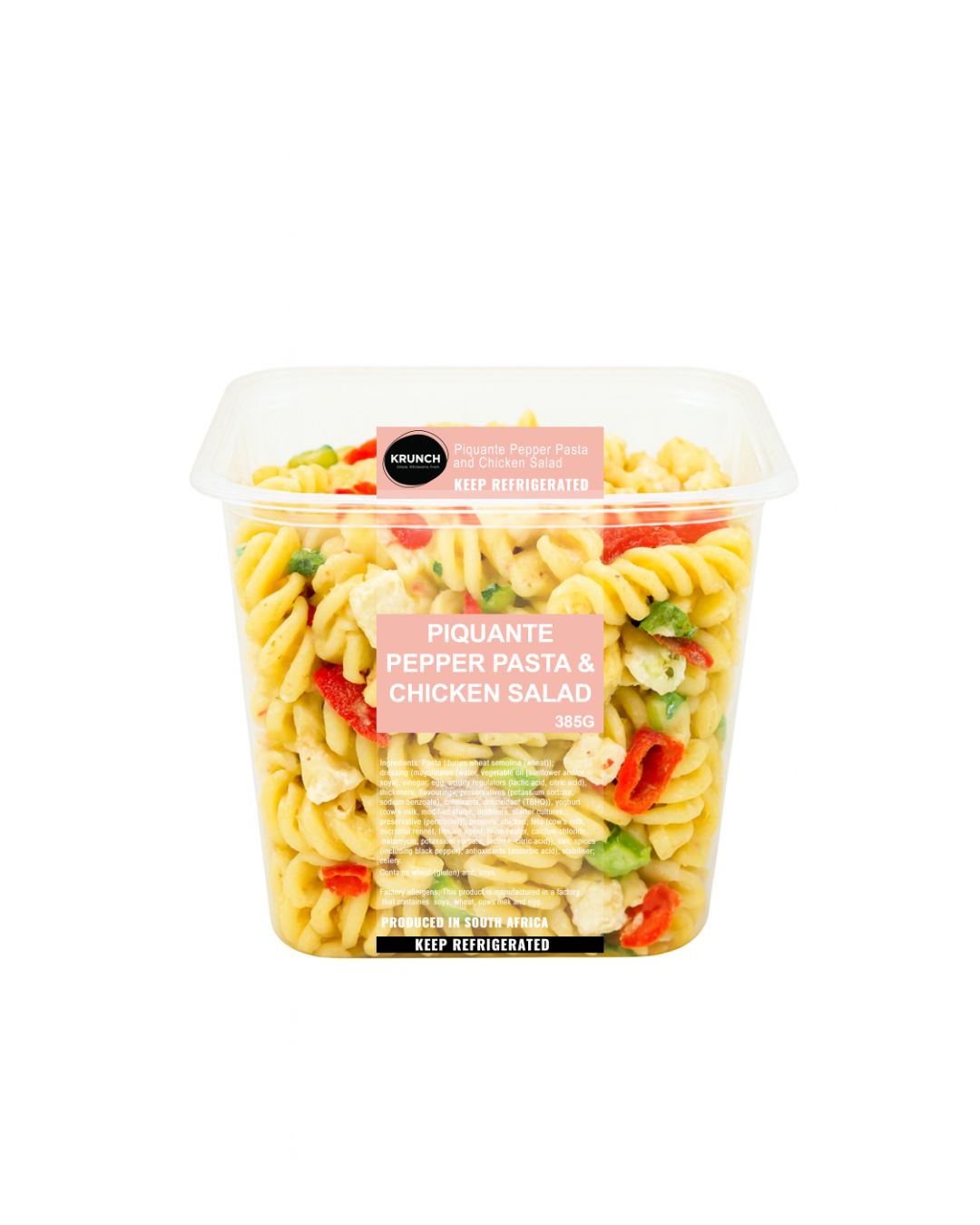 Chicken & Piquante Pepper Pasta Salad 385g (Krunch)