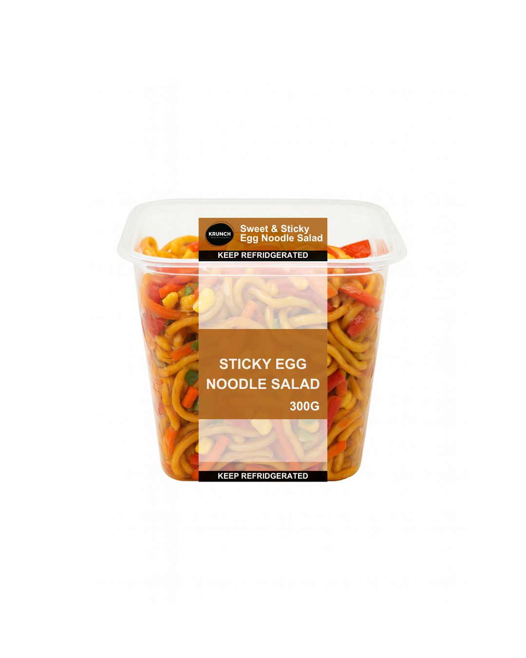 Sweet & Sticky Egg Noodle Salad 300g (Krunch)